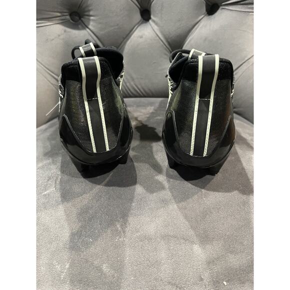 NEW Sz 11.5 Men Adidas Adizero Glow In The Dark Black Football Cleat IE5447 RARE - Picture 4 of 5